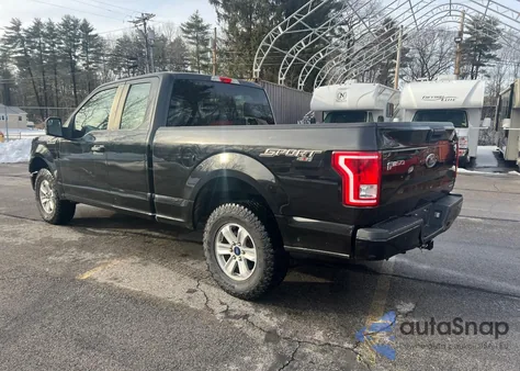 2015 Ford F150 Super Cab из США, поврежденный, VIN 1FTEX1E82FKD79182
